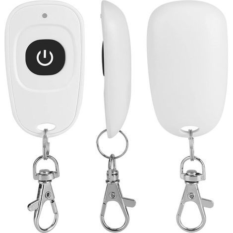 3 telecomandi universali per porte da garage, trasmettitore wireless a 433 MHz con portata fino a 50 m, controller RF facile da usare per porte da garage. (1 pulsante) (1/5)