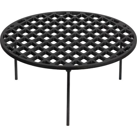 BBQ-Toro Gusseisen Grillrost Ø 45 cm mit 3 Beinen, Dutch Oven Untersetzer, Grill Zubehör, Dreibein