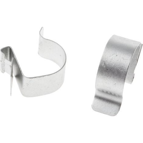 Clip pour rebord de poutre, RS PRO, Acier, Epaisseur de la bride 2 4 mm, Plage de diamètre de câble 25mm à 32mm ( Prix pour Paquet de 25 )