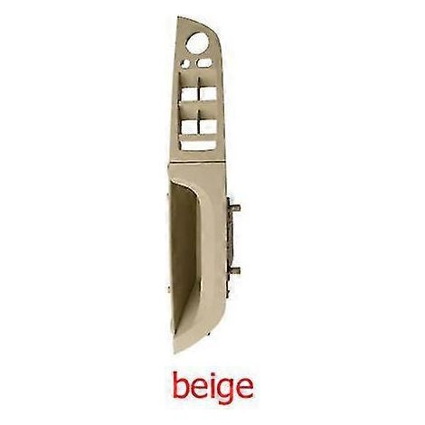 Poignée intérieure de porte gauche/droite, couleur gris beige noir, cache de garniture de poignée de porte intérieure pour BMW Série 3 E90 E91 328 330 335 Poignées de porte intérieures beige (1/5)