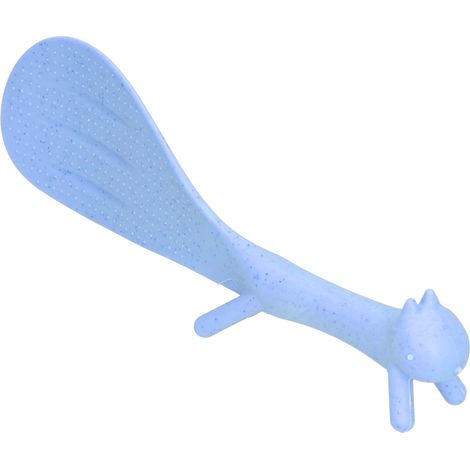 Cuillère à riz en forme d'écureuil mignon, antiadhésive, pour la cuisine (bleue) (1/5)