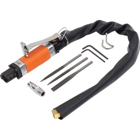 Druckluft-Säbelfeile 6300 Hübe/min, leise, vibrationsarm, ergonomisch, Druckluft-Sägefeile, pneumatisches Schleifwerkzeug (1/5)