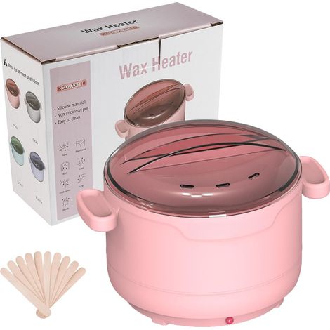 Chauffe Cire Épilation 100W Chauffe-cire Électrique en Silicone Antiadhésif et Incassable - Chauffe-cire pour L'épilation (1/5)
