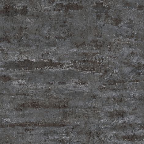 Papier peint intissé moderne salon | Papier peint gris anthracite mur usé moderne | Tapisserie grise mur industriel pour chambre adulte - 10,05 x 0,53 m (1/5)