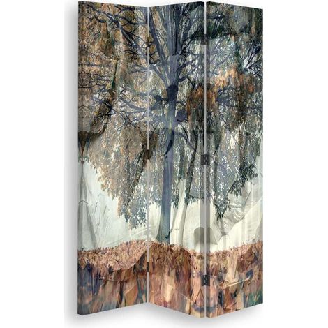 Paravento bilaterale 360, Albero misterioso - 110x170 (1/5)
