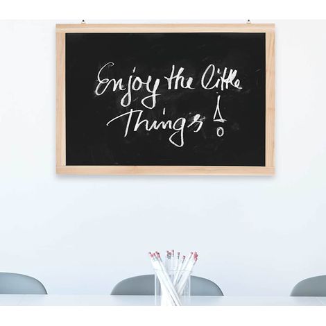 246431  Wall-Mounted Blackboard Cedar Wood 40x60 cm vidaXL (1/4)