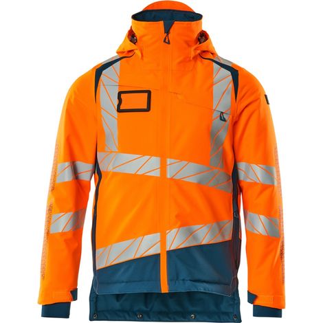 Mascot ACCELERATE Winterjacke 19335-231 L hi-vis orange/dunkelpetroleum (1/4)