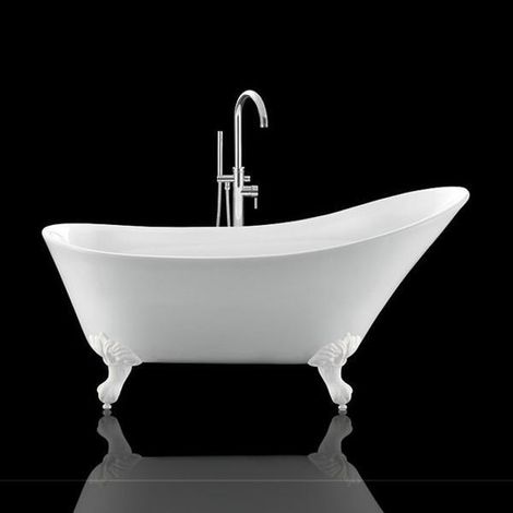 Bañera con patas BALMAIN  161 cm patas ÁGUILA BLANCAS