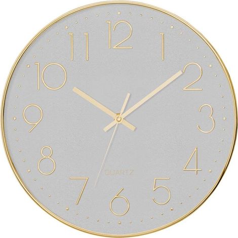 Horloge murale Eazy Living Ø 30 cm Gris Astin