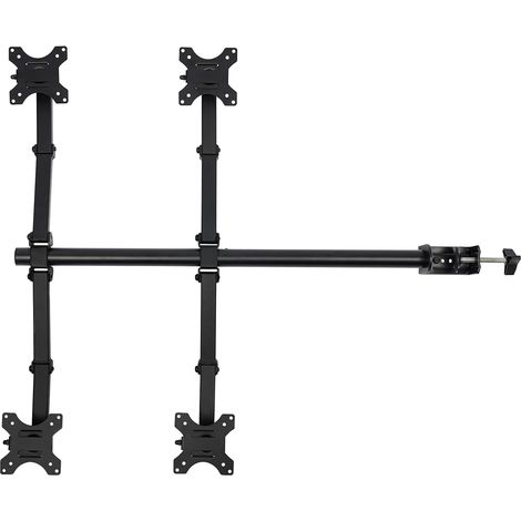Support multi-écrans pour PC gaming, Support pour écran, support vertical pour ordinateur de bureau, quadruple écran, Taille d'écran applicable : 25.4-68.58cm/10-27in (1/5)