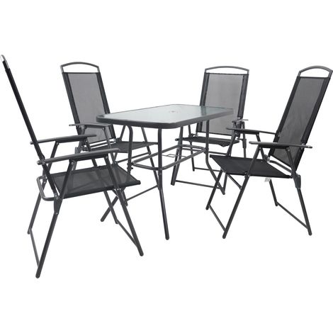 Ensemble de meubles de jardin de groupe de sièges de 5 pièces 110 70x110x55 - VCM (1/5)