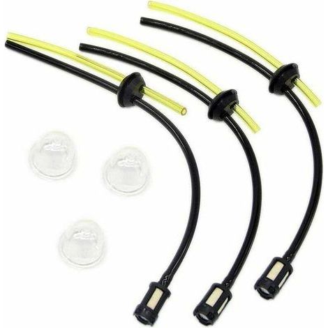Kit filtro carburante universale, guarnizione per tubo carburante per decespugliatore, tosaerba, tagliasiepi e potatore. (1/4)