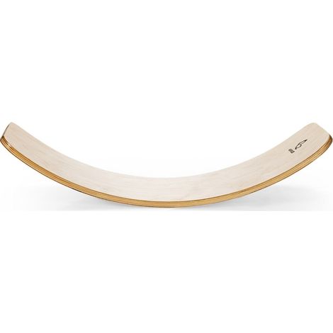 Balance board 88,5 x 30 x 20 cm con feltro antiscivolo versatile per bambini design in betulla naturale 200013125