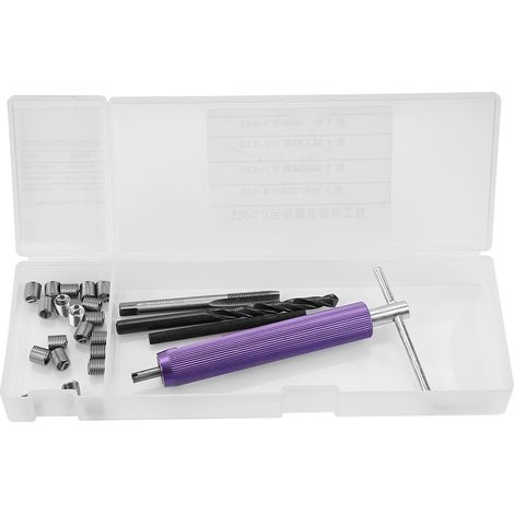Kit de réparation de filetage M61.0 pour bloc moteur, outil de restauration de filets endommagés (1/5)