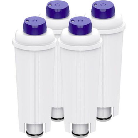 Lot de 4 Filtres à Eau de Rechange pour Machine à Café Delonghi Avec Adoucisseur à Charbon Actif pour De'Longhi ECAM, ETAM, EC, BC Series (1/5)