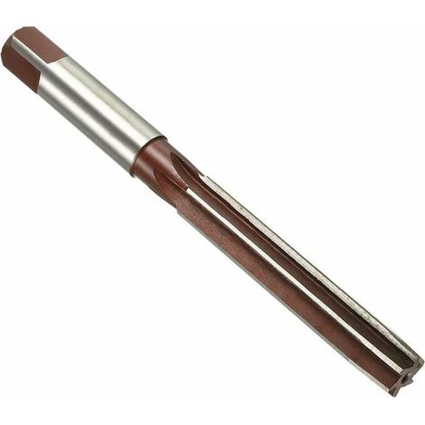 Alésoir à main 15 mm en alliage d'acier à outils H8 6 cannelures droites outil de fraise à main (1/4)