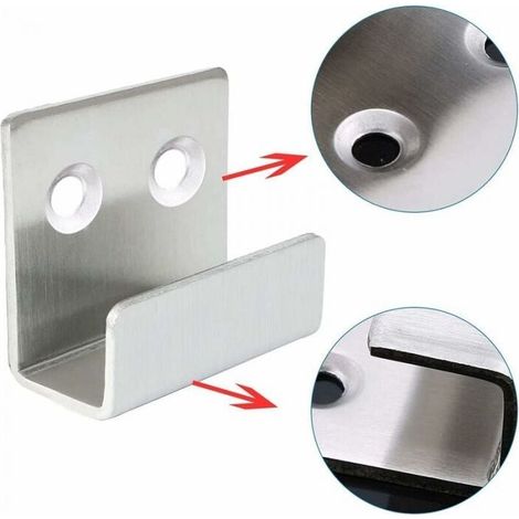 Crochet mural inoxydable 8 pcs – Charge 50 kg – Fixation solide pour miroir et cadre photo – Résistant à l'humidité et aux rayures (1/5)