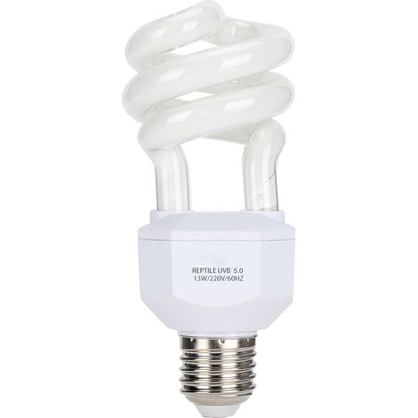 Lampes à économie d'énergie pour reptiles UVB, 13W, 220V, tortue, serpent, lézard, ampoule (1/5)