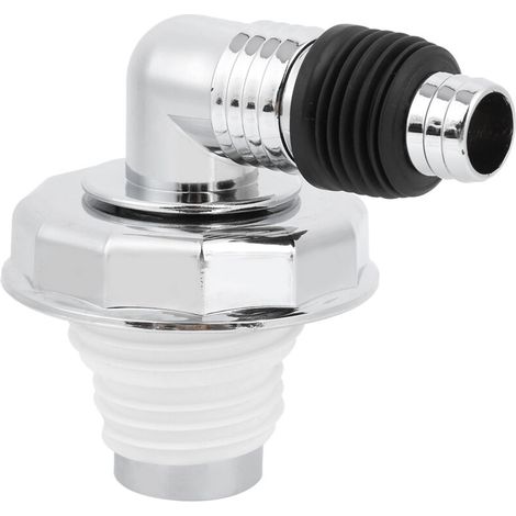 Vtizikl Siphon de sol, Joint de siphon de sol à joint chromé en PVC, joint de couvercle de siphon
