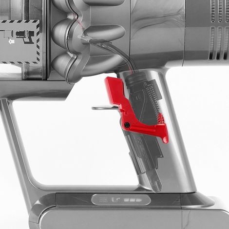 Improved, reinforced and thickened power trigger button, compatible with Dyson V10 and V11 vacuum cleaners. (1/5)