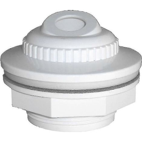 Buse d'aspiration pour piscine, en ABS blanc, facile à installer et réglable. (1/3)