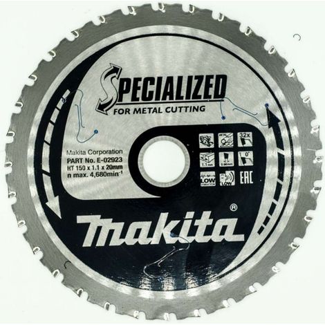 Makita E-02939 Kreissägeblatt TCT Efficut 150x20mm 32T Metall