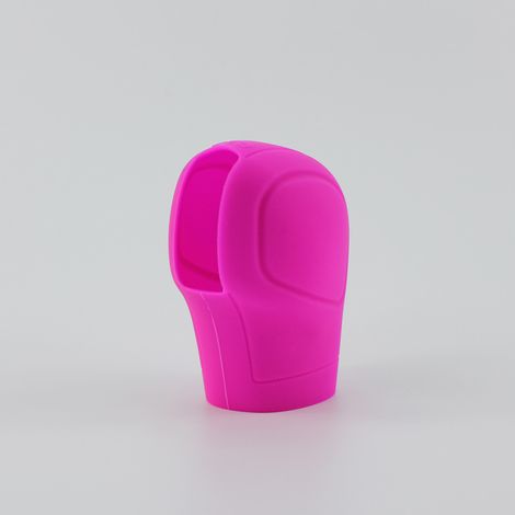 Confezione da due copri leva del cambio in silicone rosso rosato, antiscivolo, morbidi, resistenti e comodi da indossare.
