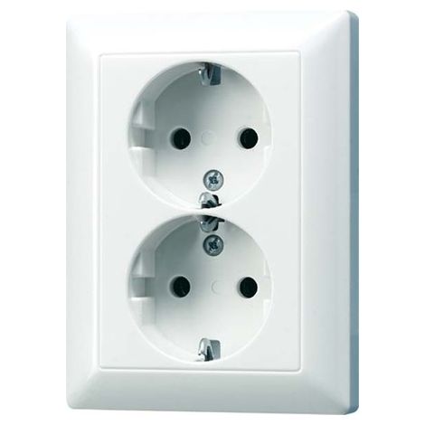 JUNG AS5020KIUWW - TOMA DE CORRIENTE DOBLE EMPOTRABLE