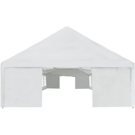 Maison Exclusive - Partyzelt PE 6x16 m Weiß (1/5)
