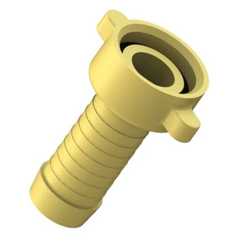 JS MS-SCHLAUCHVERSCHRAUB.,SCHWER  2-TEILIG,FLACHDICHTEND,1/2"x1/2"