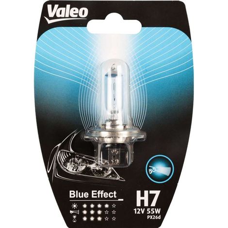 VALEO H7 lampada singola auto 12V 55W Blue effect attacco PX26d Originale