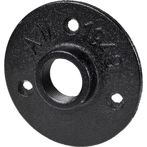 Dolle Plattenscheibe für Pipe-Regalsystem Ø 70 mm schwarz matt