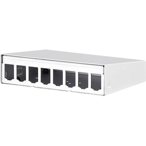 Panneau de brassage 8 ports Metz Connect 130861-0802-E non équipé 1 UH (1/2)
