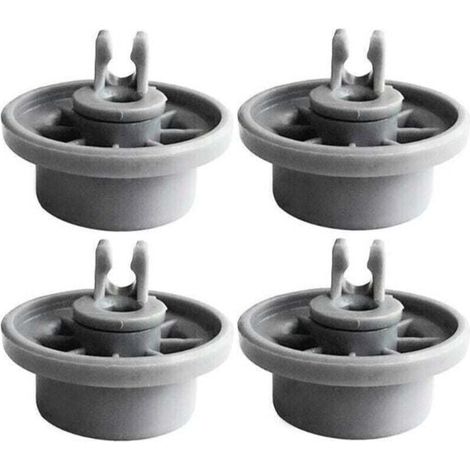 Lot de 4 Roulettes de Lave-vaiss pour Panier Inférieur, Roues de Lave-vaiss pour Siemens, Bosch 165314 (1/4)