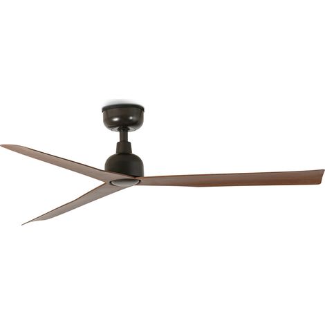 Outdoor DC Ceiling Fan Marine Brown-Walnut with Remote (1/2)