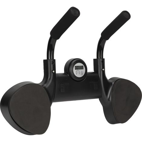 Intelligentes, multifunktionales Core Trainer Krafttrainingsgerät, rutschfest, robust und tragbar, ideal für Liegestütze und Krafttraining, schwarz. (1/4)