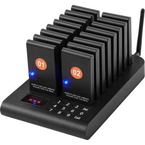 Système de Téléavertisseur de Restaurant sans Fil Longue Portée (1/5)