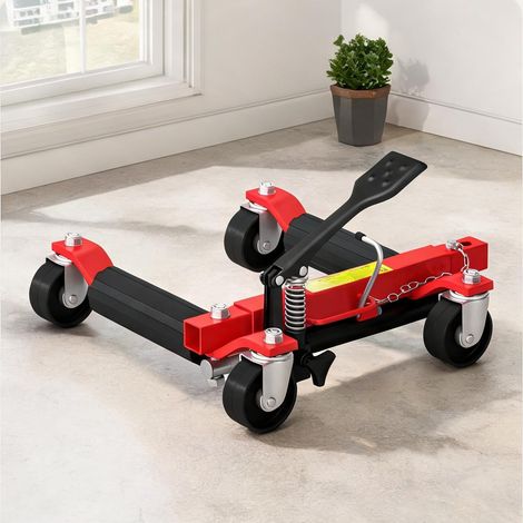 Chariot de manutention pour voiture noir 56 x 54 x 19,5 cm (1/5)