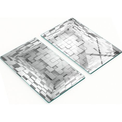 Multifunktionale, dekorative Glas-Spielbretter für die Küche, Würfelspiel, 2 x 30 x 52 cm (1/5)