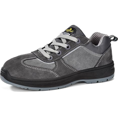 Bottes de sécurité légères pour femme, chaussures de sécurité sans lacets pour femme, chaussures de sécurité 4E, embout composite 4E, cuir imperméable S3, semelle intérieure en gel (1/5)