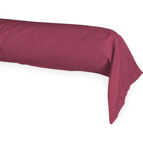 FEDERA cuscino PARIGI cilindrica alla FRANCESE traversino TUBOLARE made in Italy Bordeaux Cm. 40x240