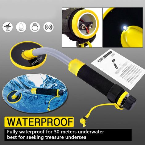 Tragbarer Unterwasser-Metalldetektor, wasserdicht bis 30 Meter, Metalldetektor mit Impulssensor (1/5)