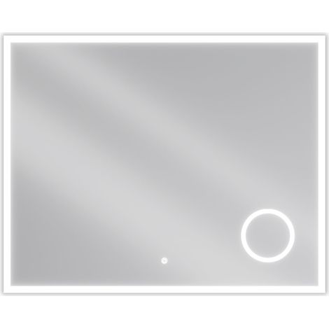 Mexen Kala espejo de baño con luz y espejo cosmético 100 x 80 cm, LED 6000K, antivaho - 9820-100-080-611-00 (1/5)