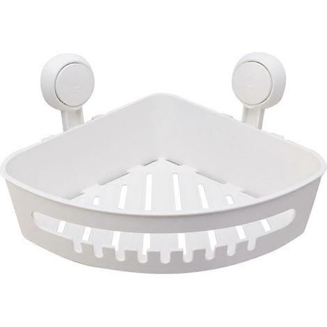 Ventouses d'angle pour douche, panier de rangement mural pour douche --- (1/5)