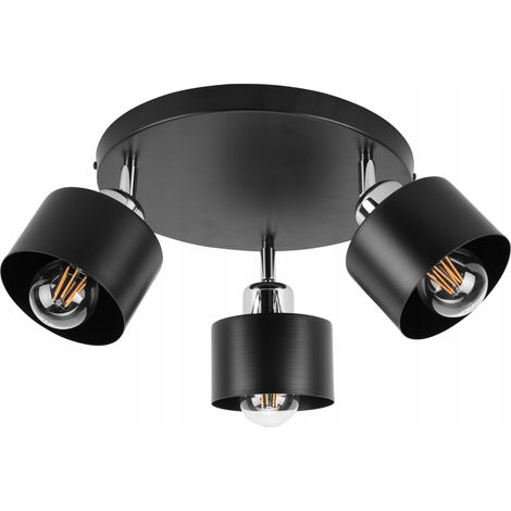 LÁMPARA DE TECHO COLGANTE DE METAL E27 LED (1/5)