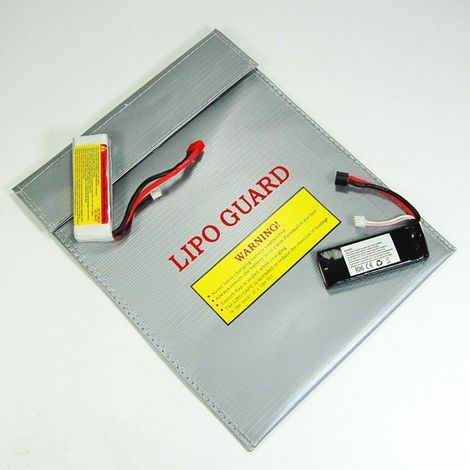 LiPo Safe Guard Funda protectora ignífuga para guardar baterias (1/2)