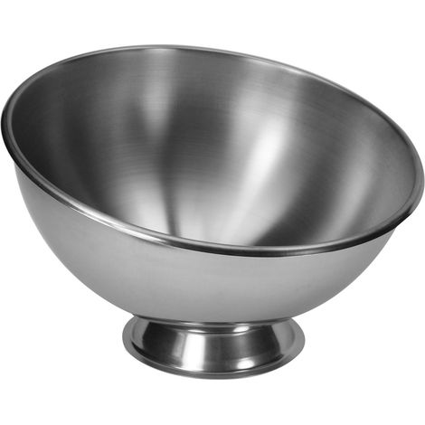 Très grand bol pâtissier ou cul de poule inox 40 cm avec support (1/3)