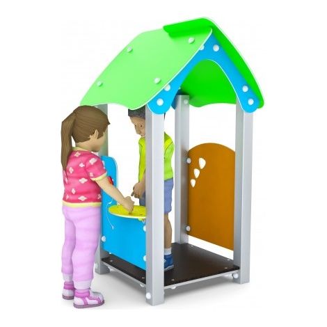 Gioco Casetta Adatta Alla Prima Infanzia Per Esterni e Parchi Pubblici 396 x 398 x H165cm (1/2)