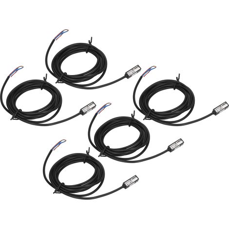 5 Stück magnetische Näherungssensoren mit Schalter, AC/DC 5–240 V Eingang, 100 mA Ausgang zur Erkennung (1/5)