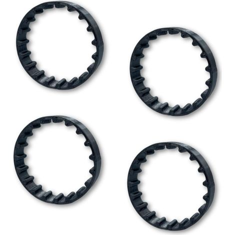 4 Courroies de Remplacement pour INTEX ZX300 - Kit de Réparation de Courroies Pièces de Rechange Détachées pour Robot Aspirateur Nettoyeur de Piscine Automatique Accessoires (1/5)